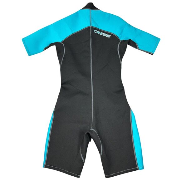 Cressi Lido Wetsuit Short 2mm Lady Womens Medium Front Zip SC1880807 - Picture 3 of 12